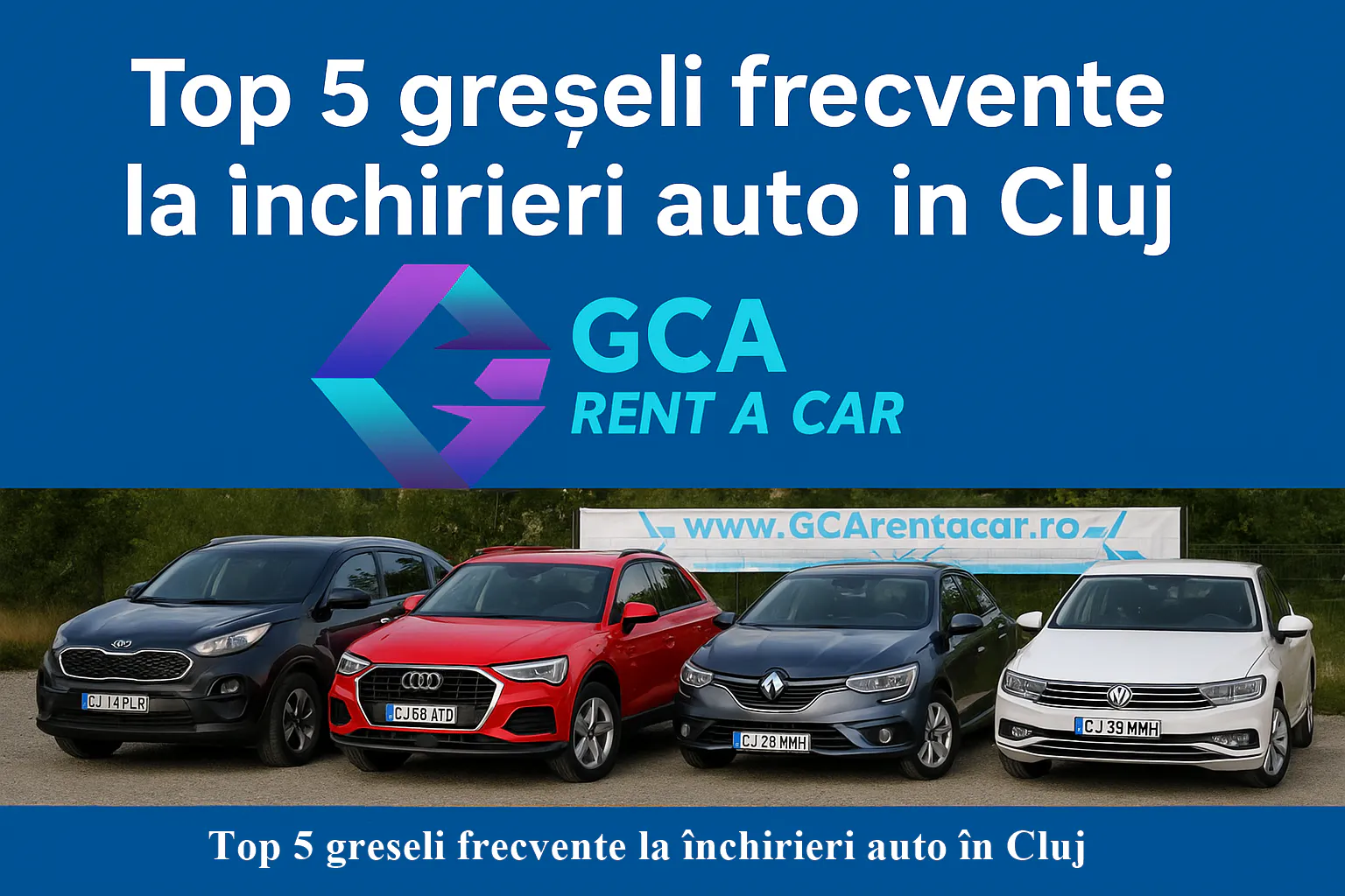 Greșeli frecvente Rent a Car